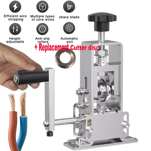 Hand crank cable stripping - hand,